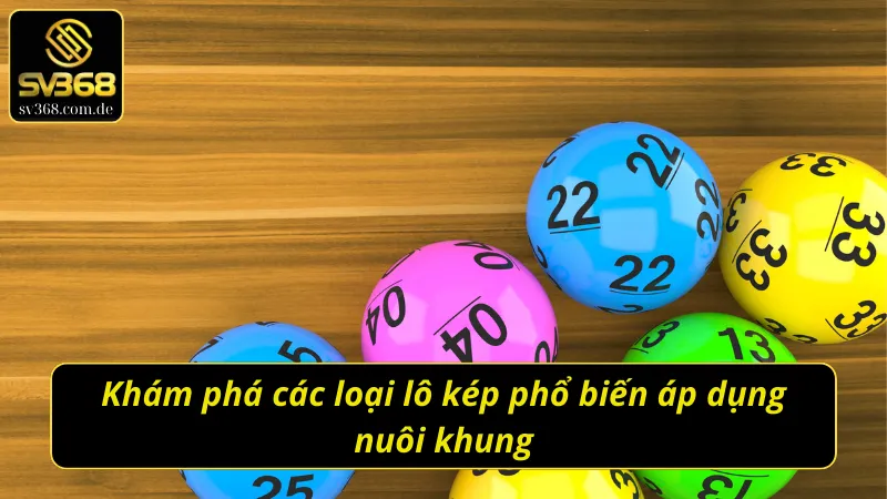 Những dạng lô kép nuôi khung 2 ngày phổ biến